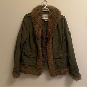 vintage Y2K 725 originals faux fur trim jacket